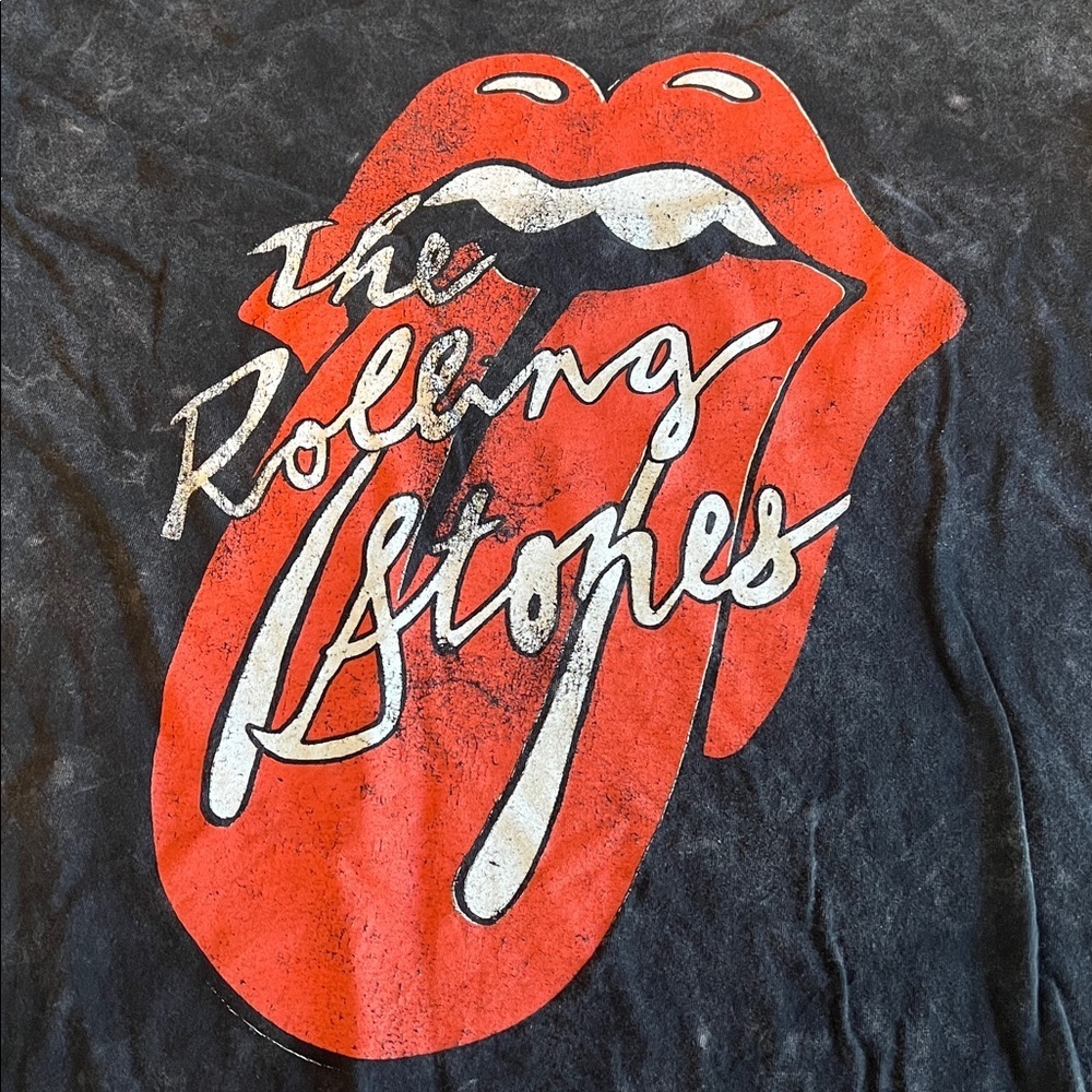 The Rolling Stones Graphic TShirt Gray/Black Size XL